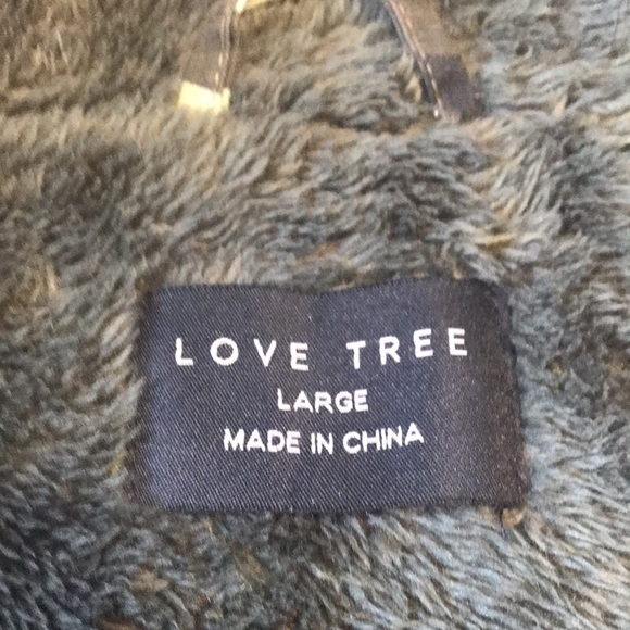 LOVE TREE camouflage greens hooded cotton/ polyester/acrylic lined jacket - Picture 2 of 12